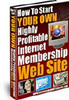 Thumbnail Starting a Membership Site - with Private Label Rights