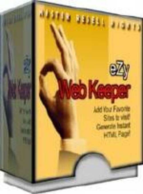 Product picture EzY Web Keeper with master resell rights