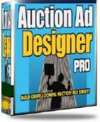 Product picture Auction Ad Designer PRO with master resell rights