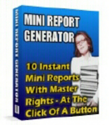 Product picture Mini Report Generator