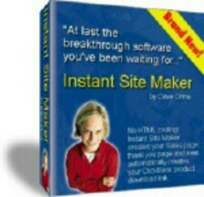 Product picture Instant Site Maker with resale rights