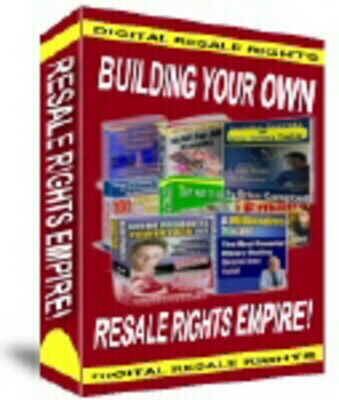 Product picture Building your own resell rights Empire