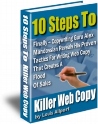 Product picture 10 Steps to Killer Web Copy with Master Resell Rights