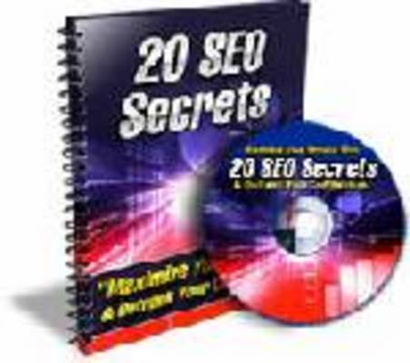 Product picture 20 SEO Secrets with resell rights