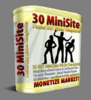 Product picture 30 Hot Minisites woth master resell rights