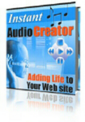 Product picture Instant Audio Creator with master resell rights