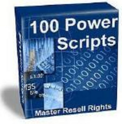 Product picture 100 Powerscripts with master resell rights