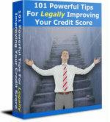 Product picture 101 Powerful tips for legally improving your credit score