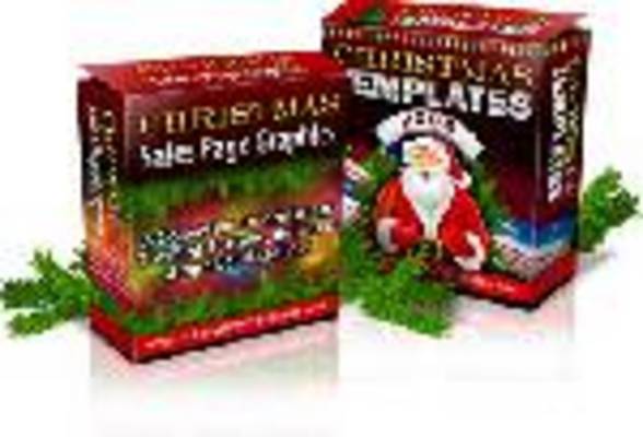 Product picture Christmas Templates Package with mrr