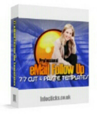 Product picture eMail follow up - 77 cut and past templates with mrr