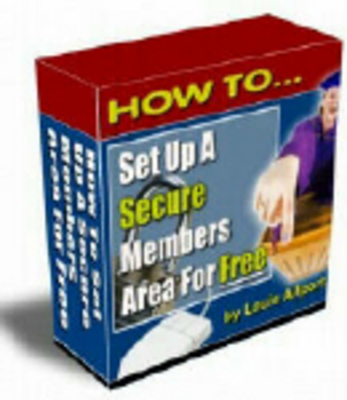 Product picture How to set up a secure membership area for free