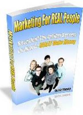 Product picture Marketing for real people - with master resell rights