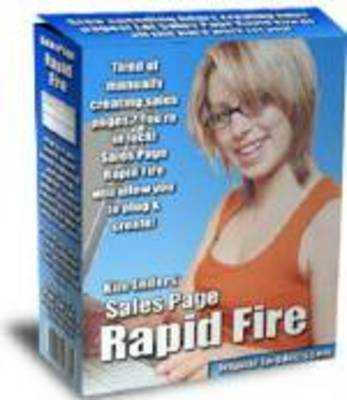 Product picture Sales Page Rapid Fire - with MRR