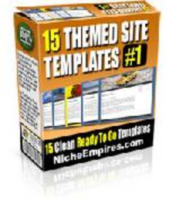 Product picture 15 Themed Site Templates 1 - with Private Label Rights
