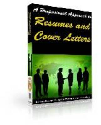 Product picture A Professional Approach to Resumes and Cover Letters - PLR