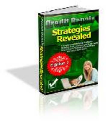 Product picture Credit Repair Strategies - with Private Label Rights