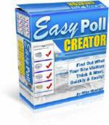 Product picture Easy Poll Creator - with Private Label Rights