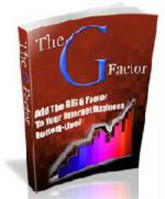 Product picture The G-Factor - with Private Label Rights
