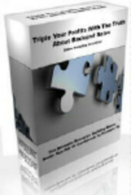 Product picture Triple Your Profits With The Truth About Backend Sales - PLR